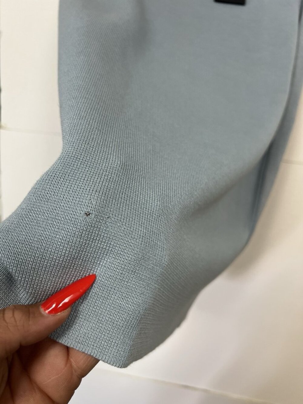 New Tombolini Blue Viscose Pencil Skirt Size 50 US Size 12/14 - Picture 7 of 9